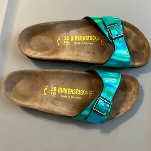 Birkenstock Metallic Green Madrid Style